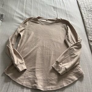 Women's Cream Long Sleeve Top